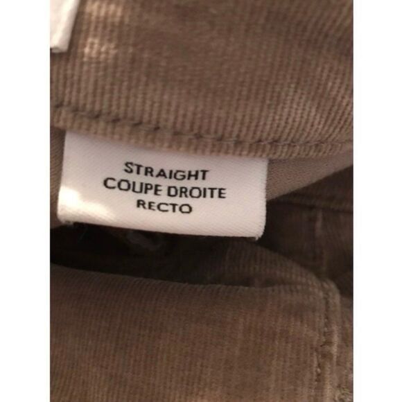 Calvin Klein & Co Women’s Plus Size 14 Tan Corduroy Straight Leg Pants - Picture 4 of 8